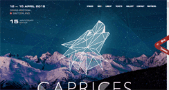 Desktop Screenshot of caprices.ch